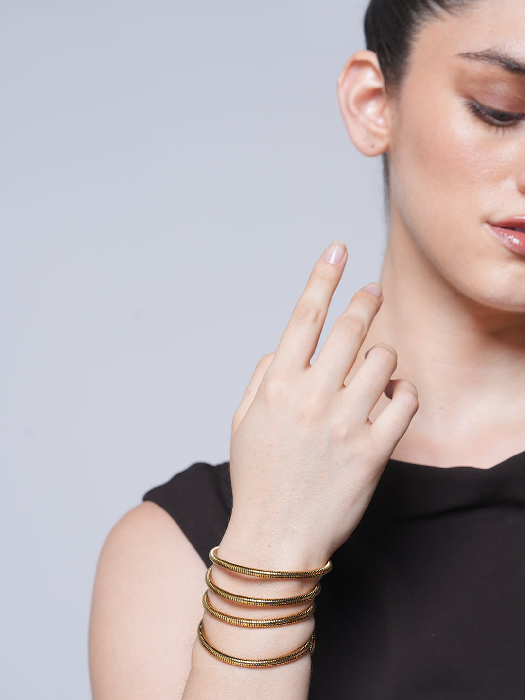 Metal Layered Bracelet