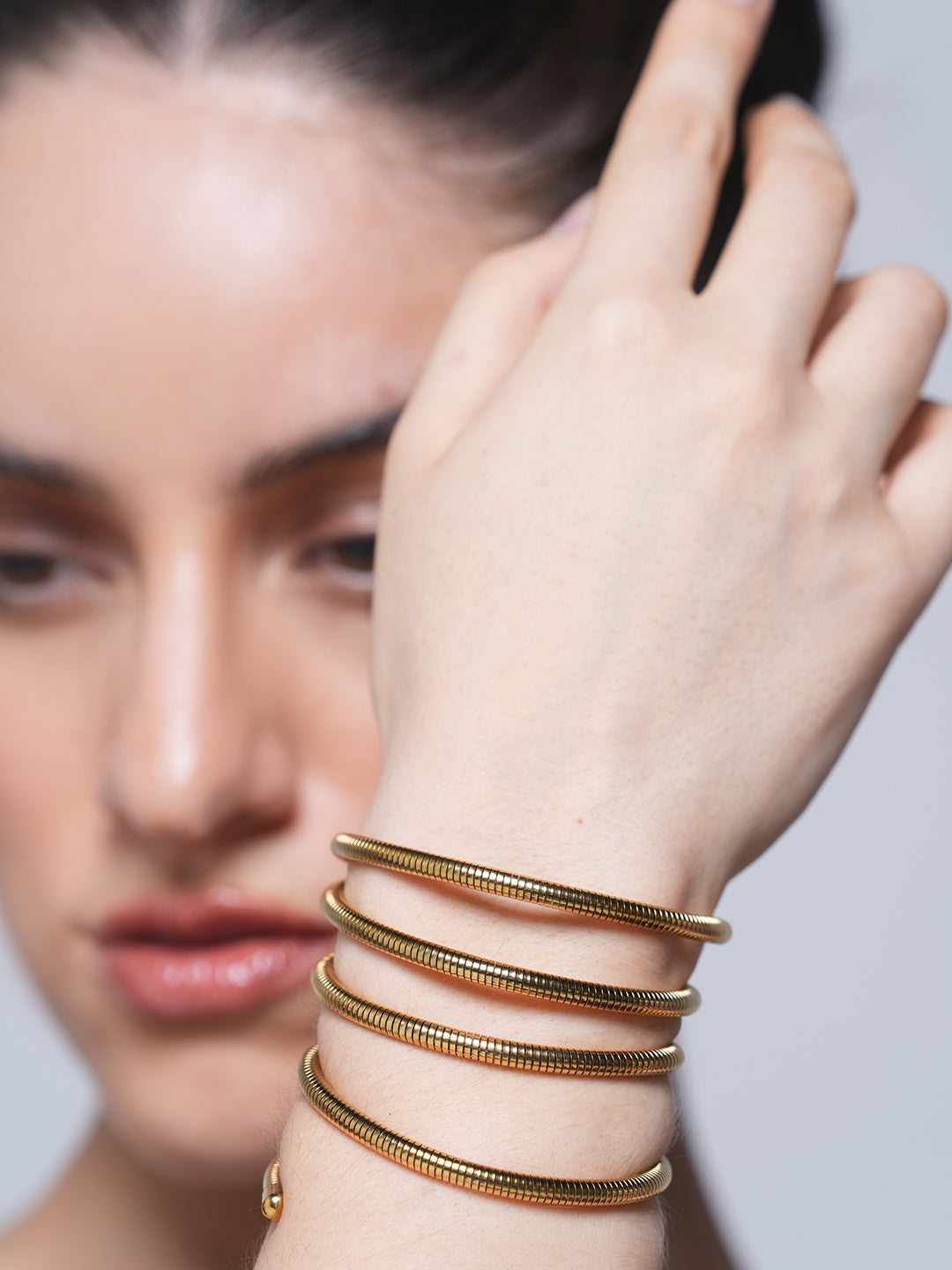 Metal Layered Bracelet