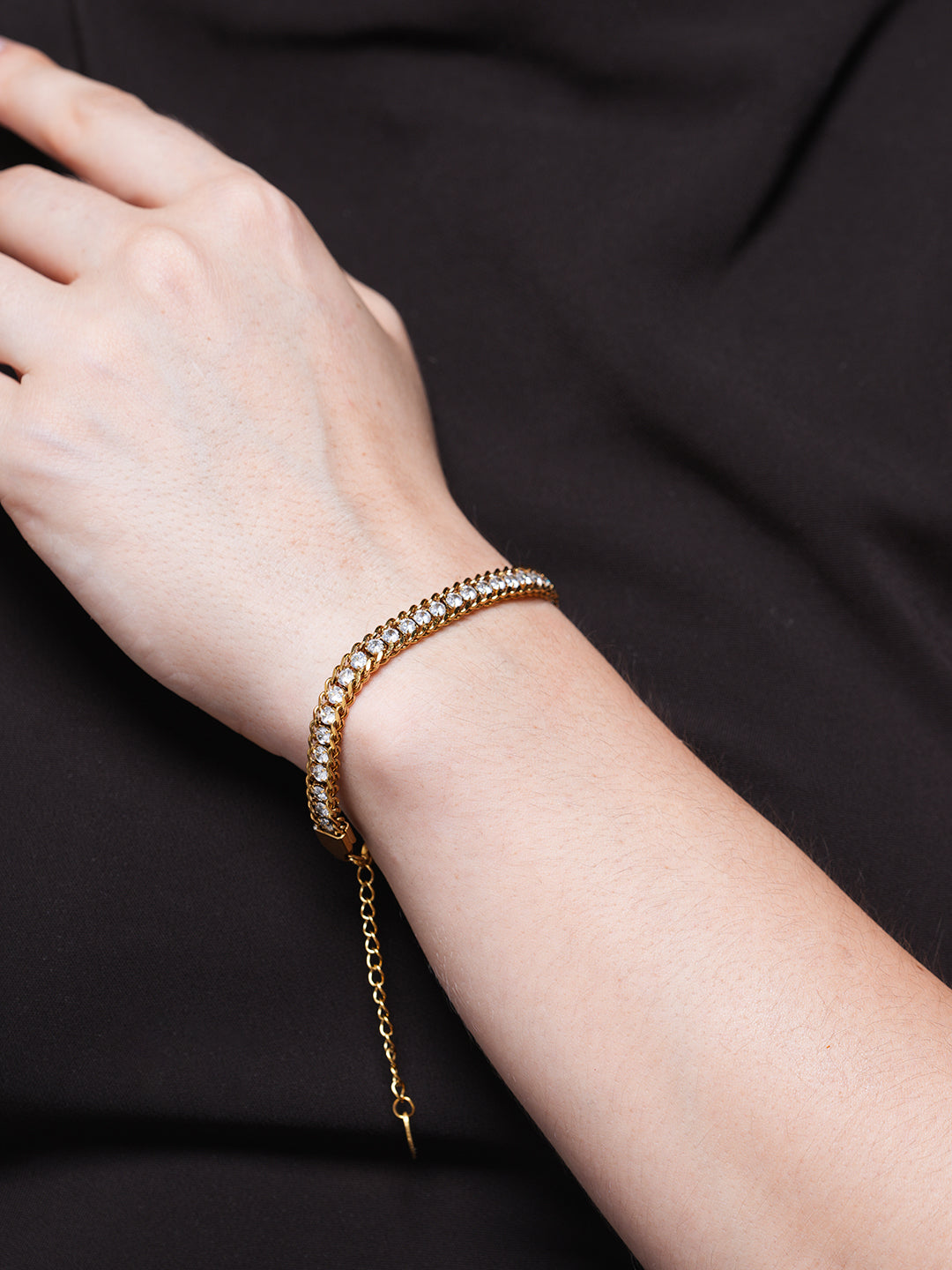 Round CZ Chain Bracelet