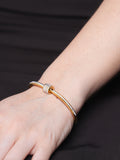 Titanium Zircon Bangle