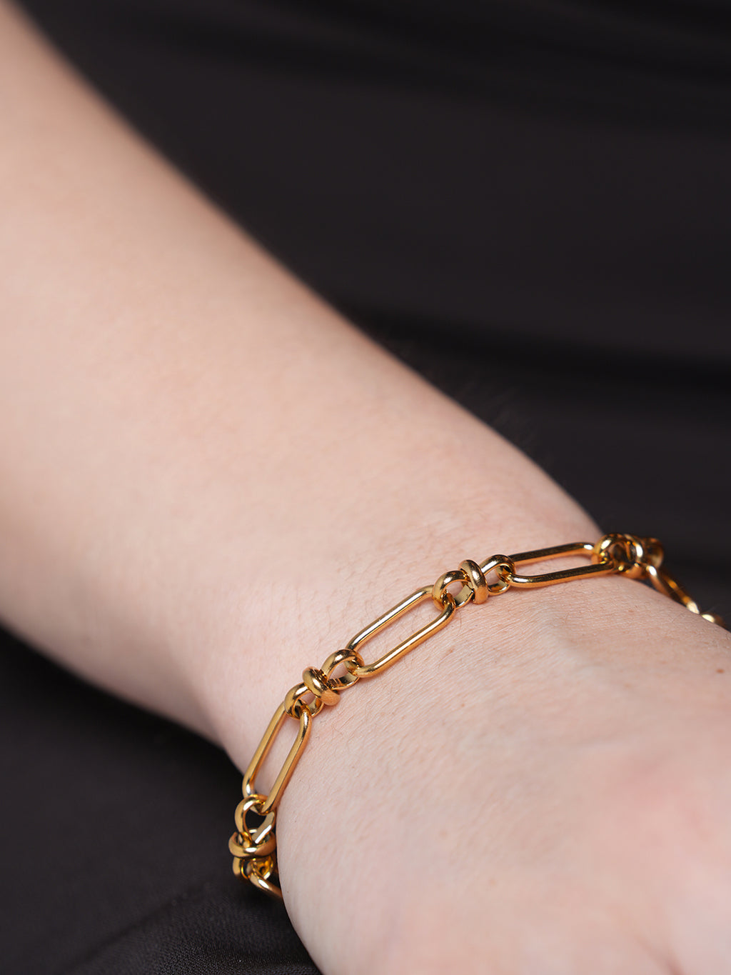Paperclip Rectangle Link Chain Bracelet