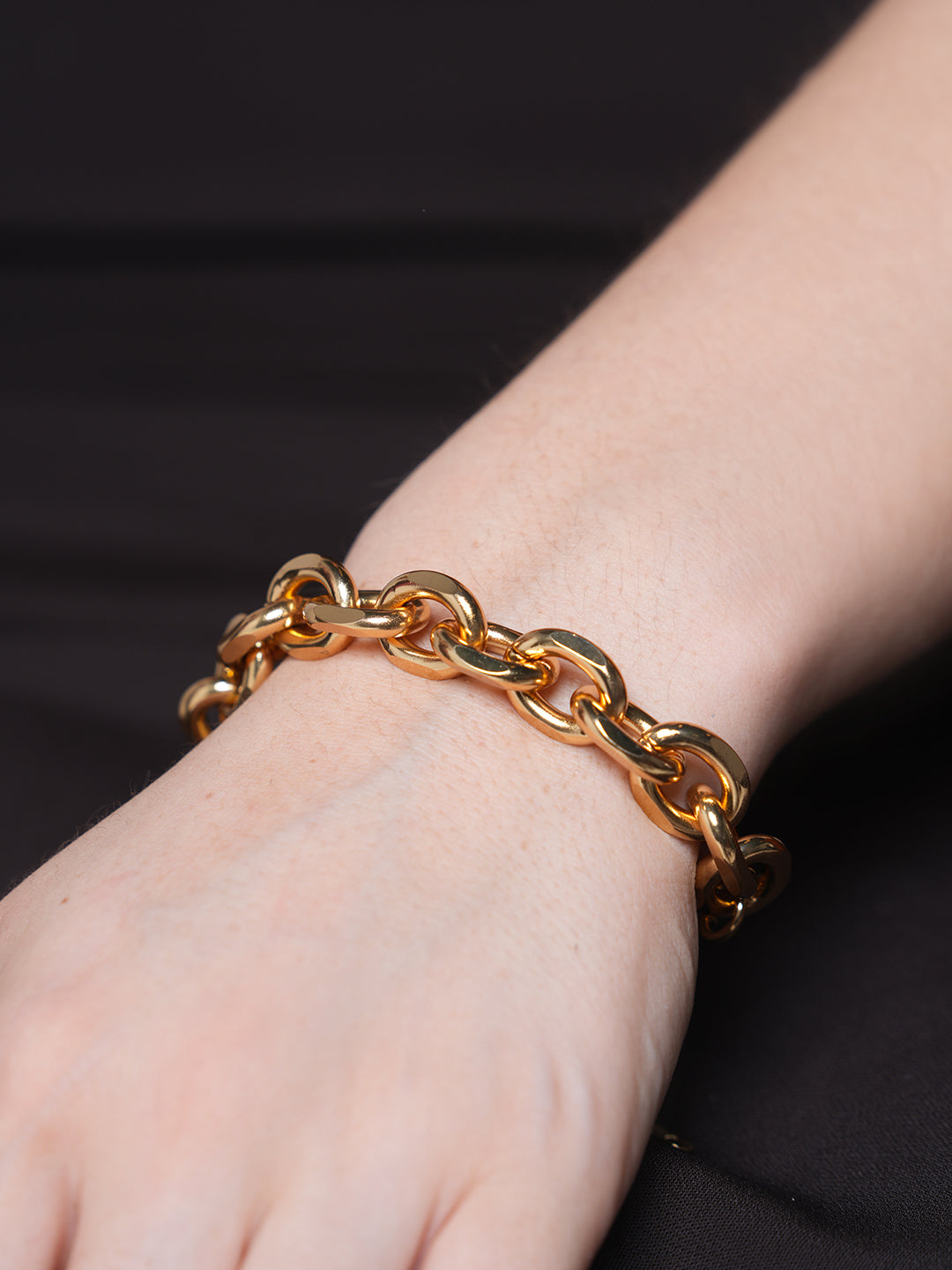 Gold Plated Cuban Chain Bracelet