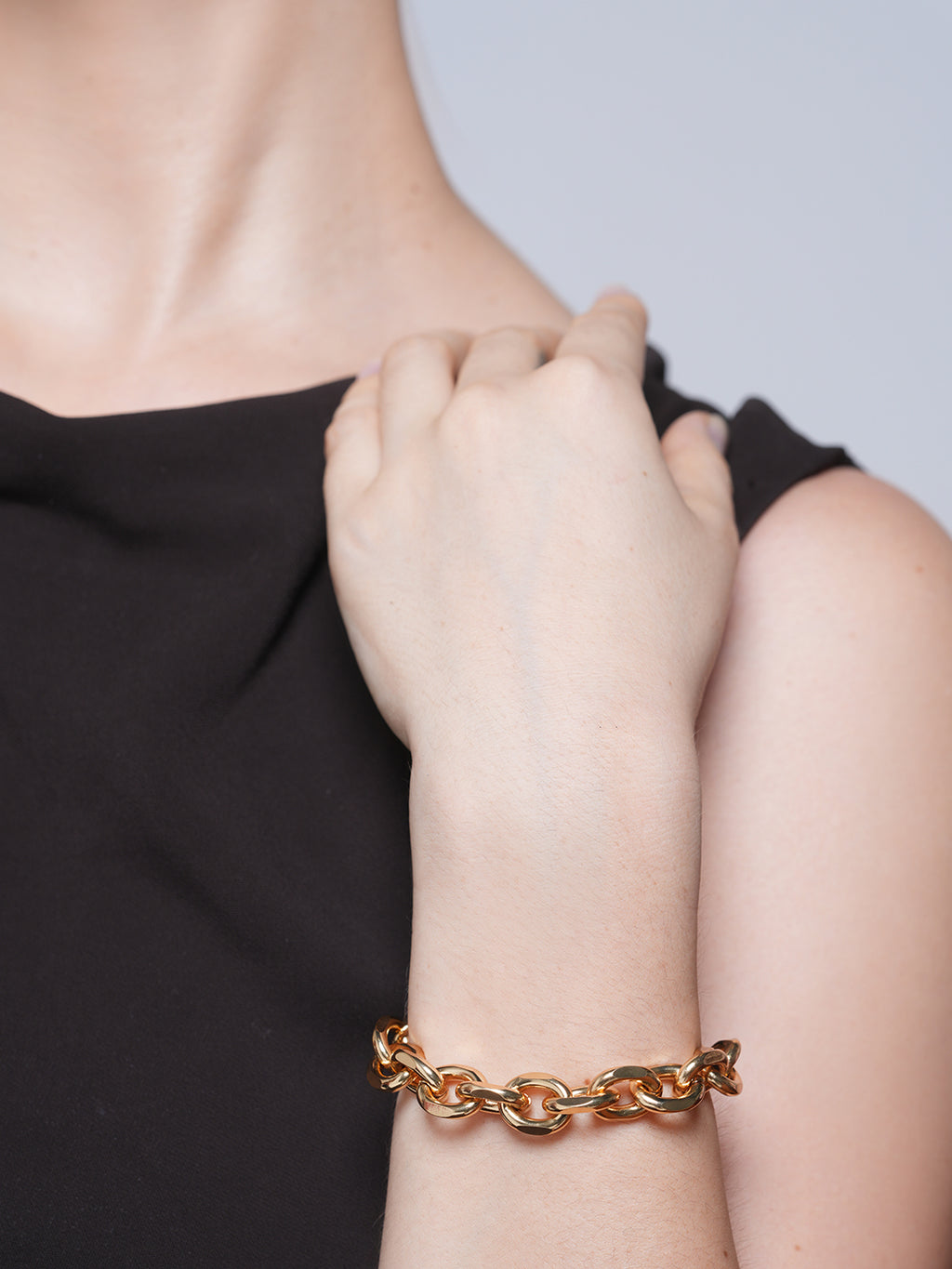 Gold Plated Cuban Chain Bracelet