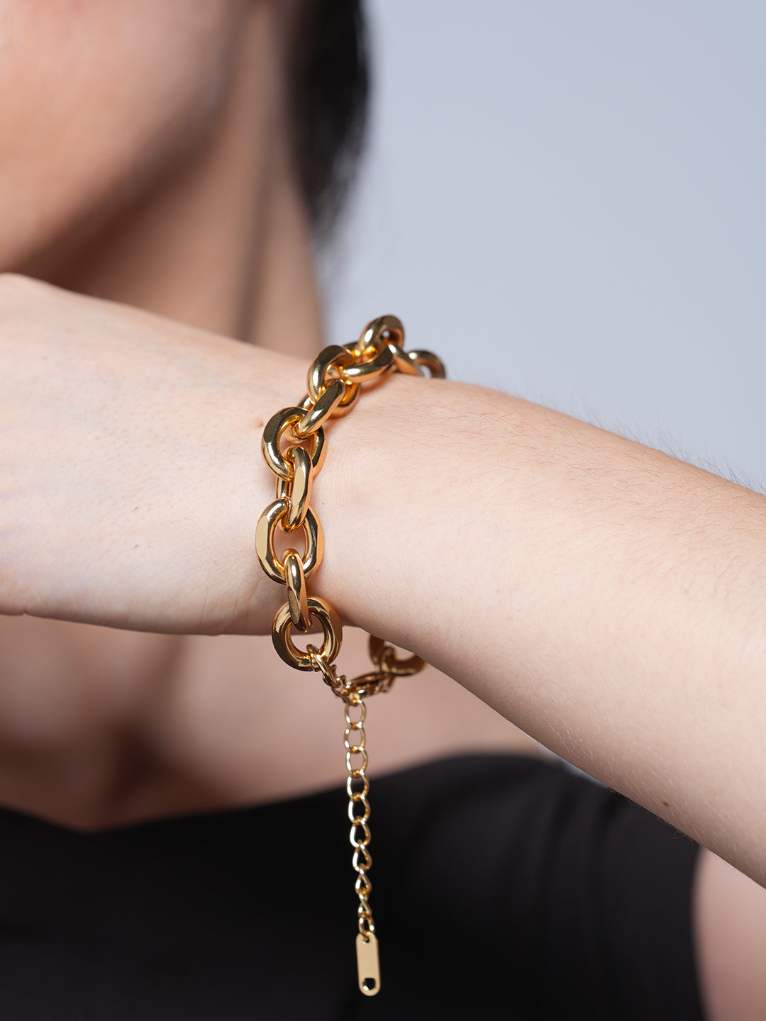 Gold Plated Cuban Chain Bracelet