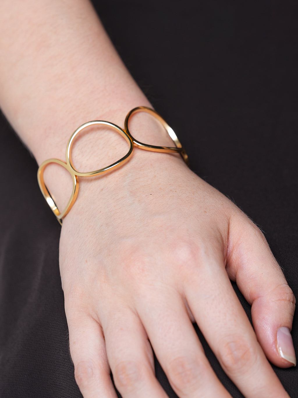 Metal Cuff Open Bracelet
