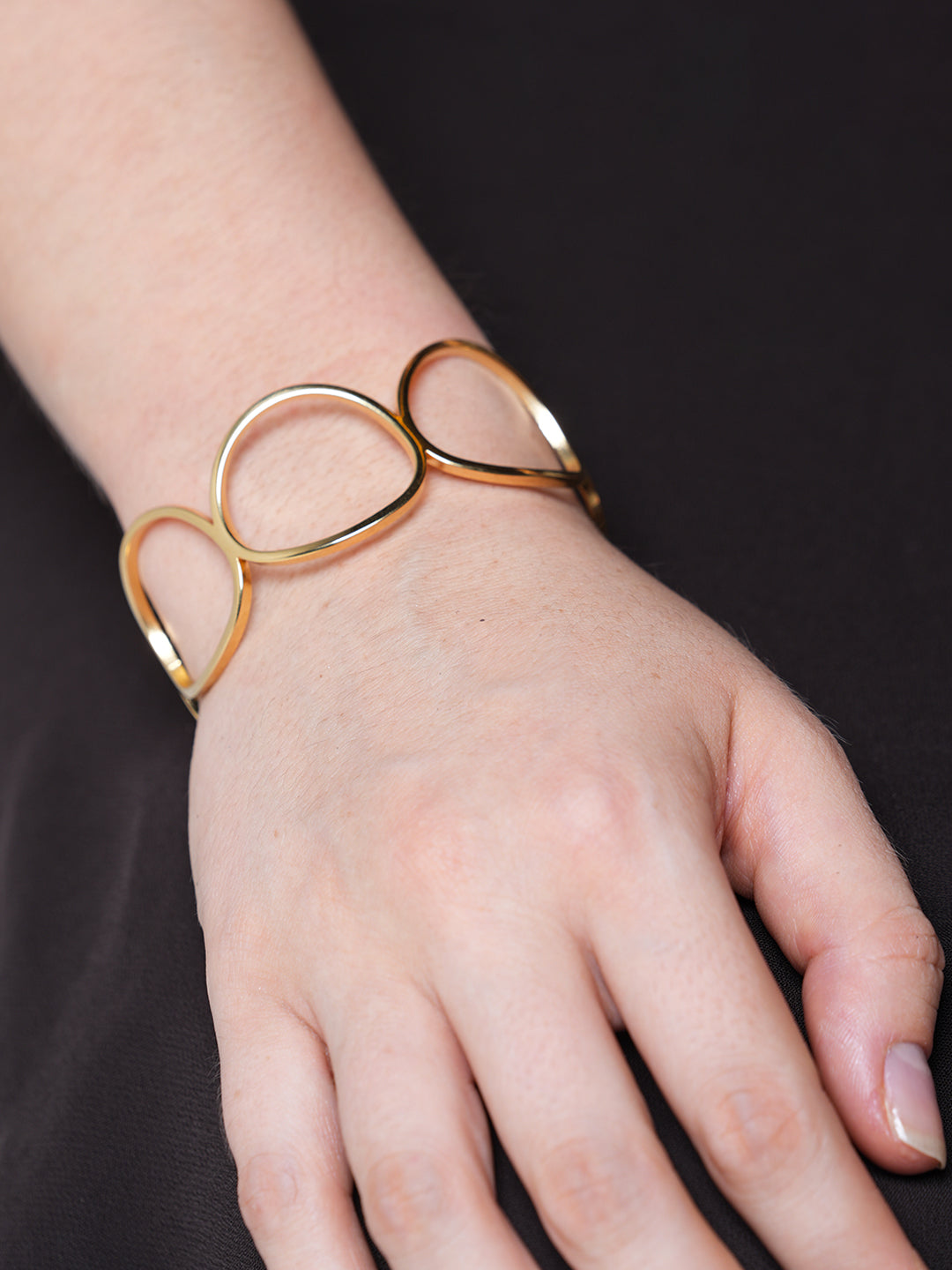 Metal Cuff Open Bracelet