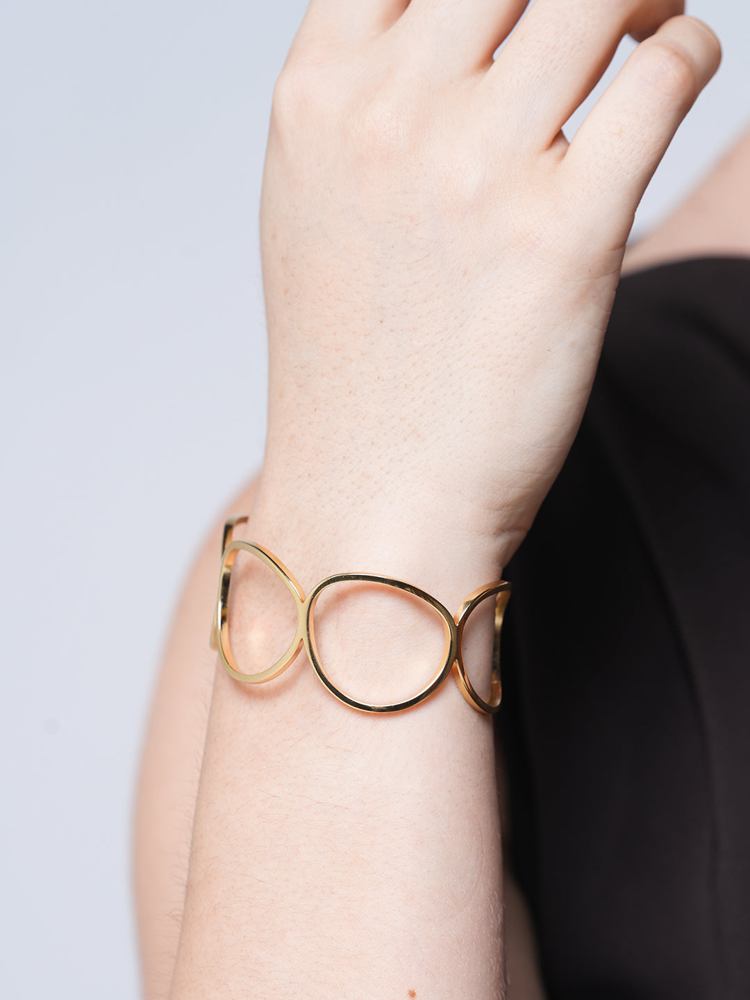 Metal Cuff Open Bracelet