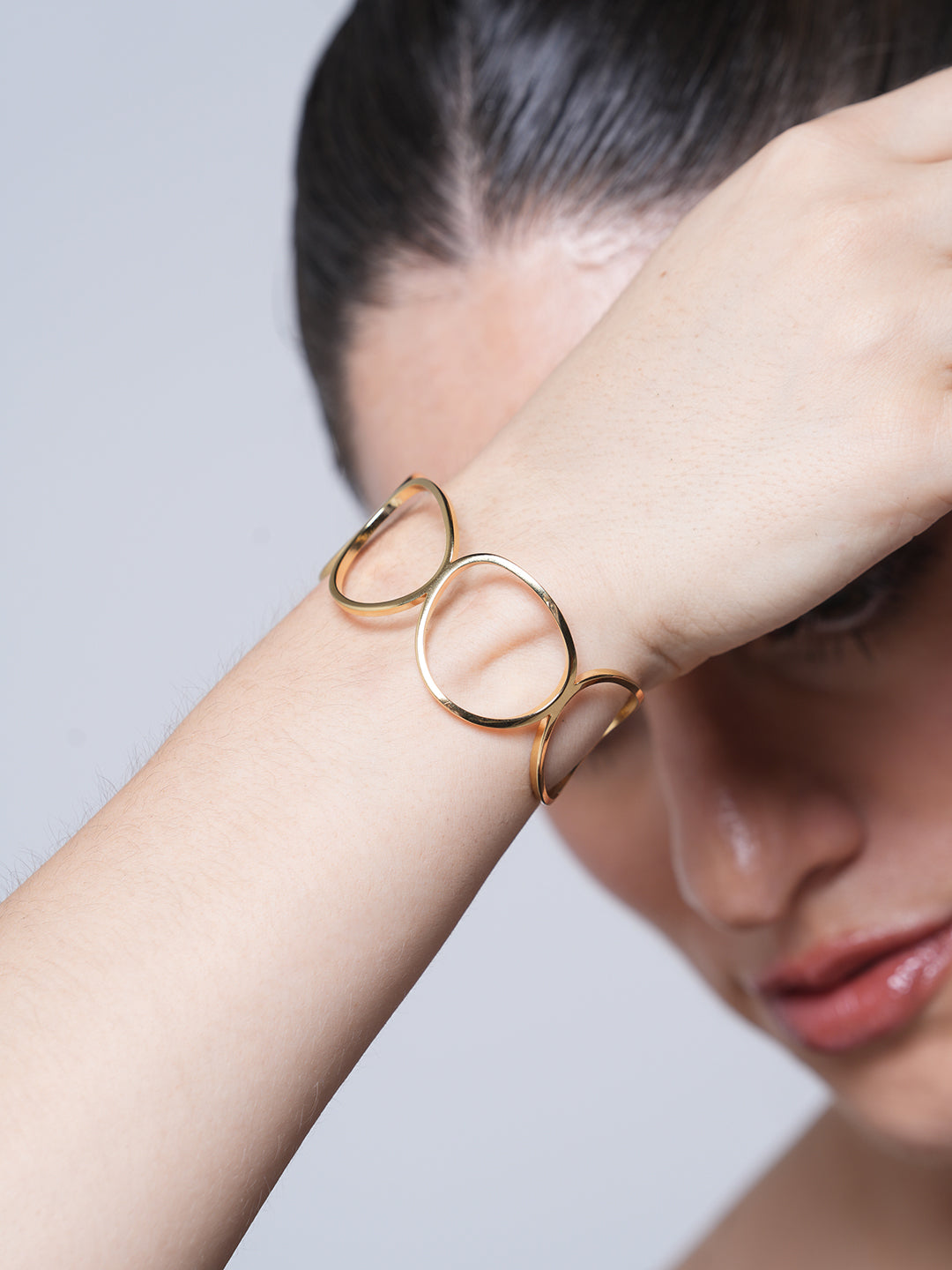 Metal Cuff Open Bracelet