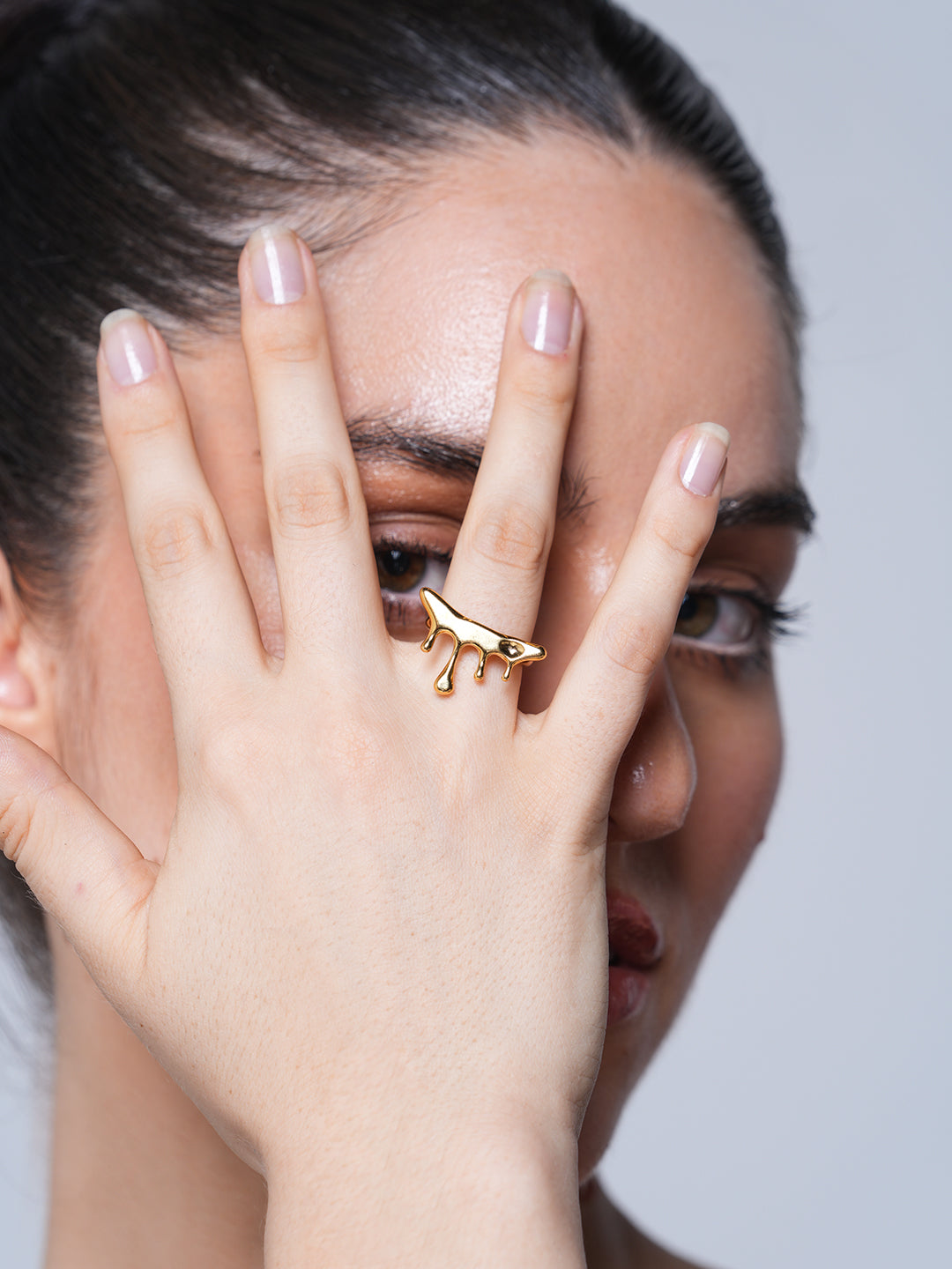 Stainless Steel Waterproof Open Ring Size 7