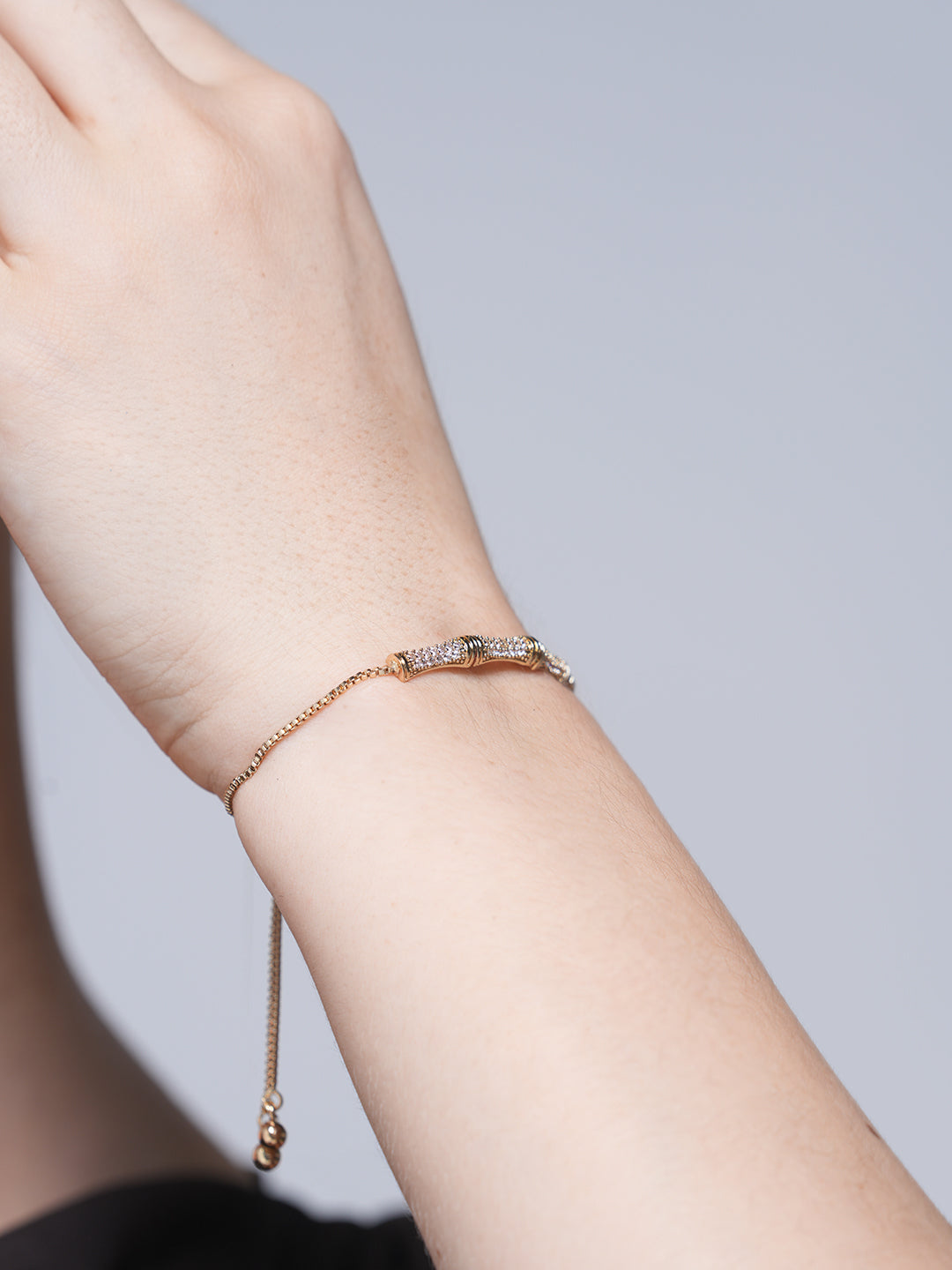 Atmospheric Golden Bamboo Bracelet
