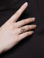 CZ Heart Ring