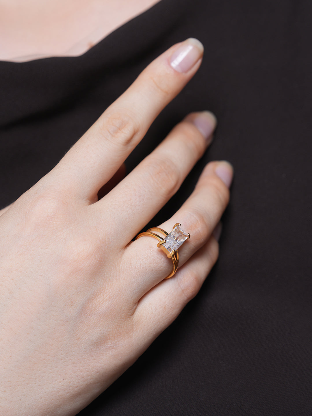 Luxury Bling Cubic Zirconia Ring Size 7