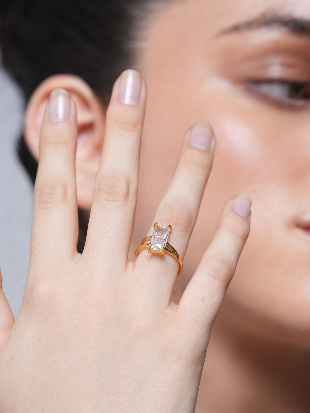 Luxury Bling Cubic Zirconia Ring Size 7