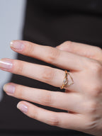 Cubic Zircon Open Ring