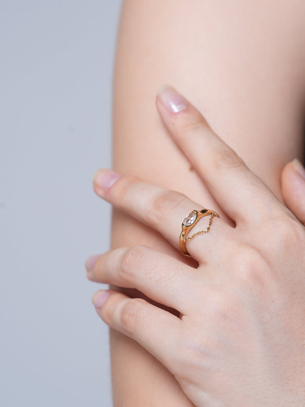 Cubic Zircon Open Ring