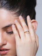Cubic Zircon Open Ring