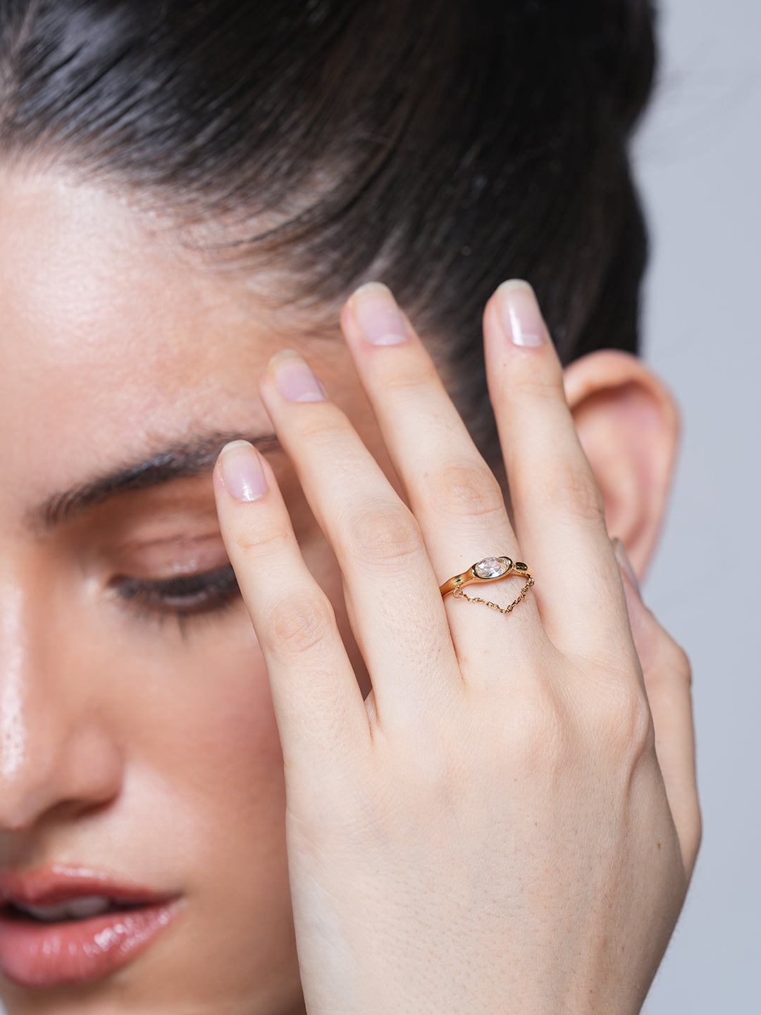 Cubic Zircon Open Ring