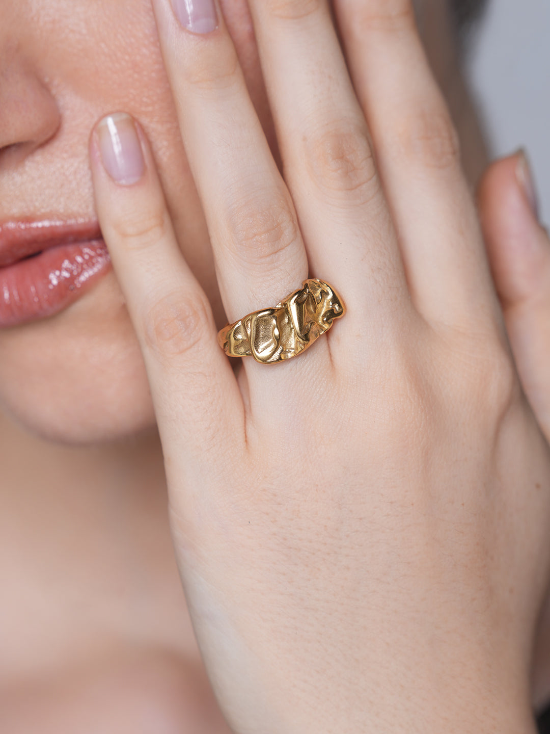 Creative Metal Wide Ring