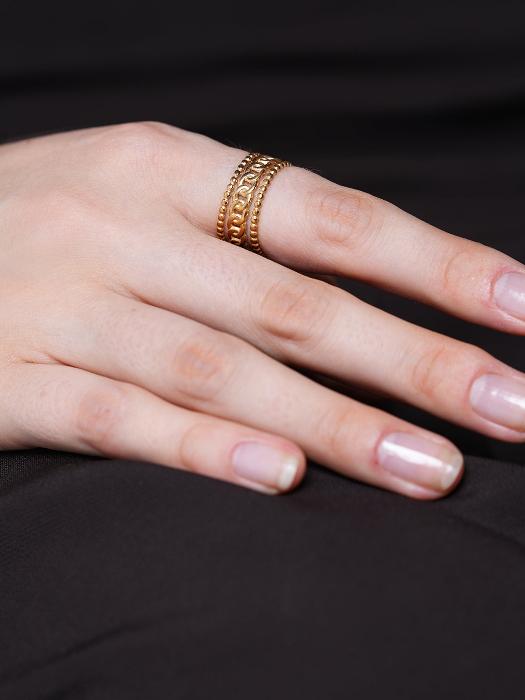 Thick Cuban Link Chain Ring