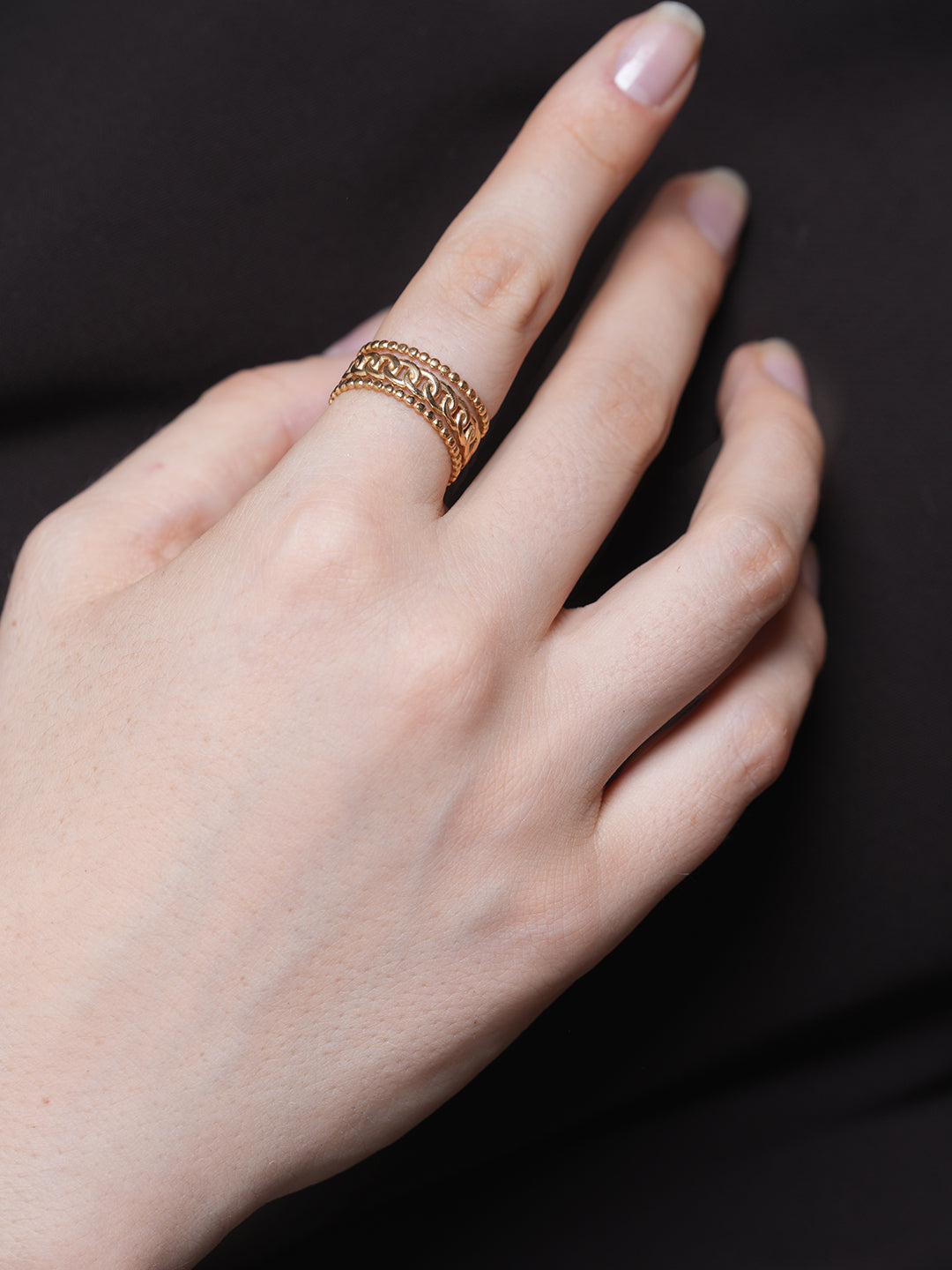 Thick Cuban Link Chain Ring