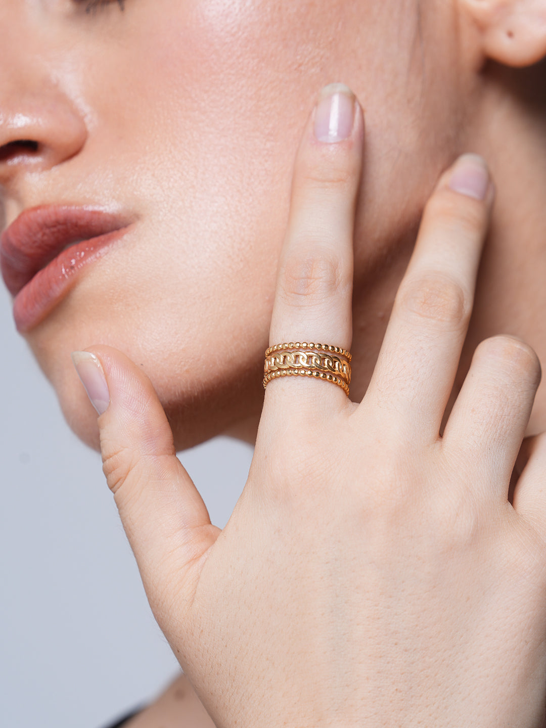 Thick Cuban Link Chain Ring