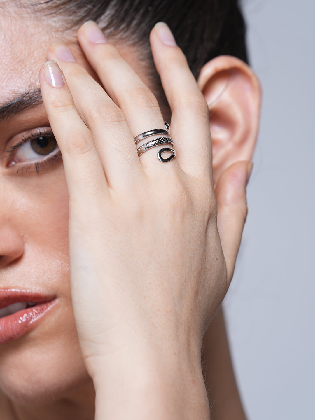 Dainty Snake Adjustable Finger Ring