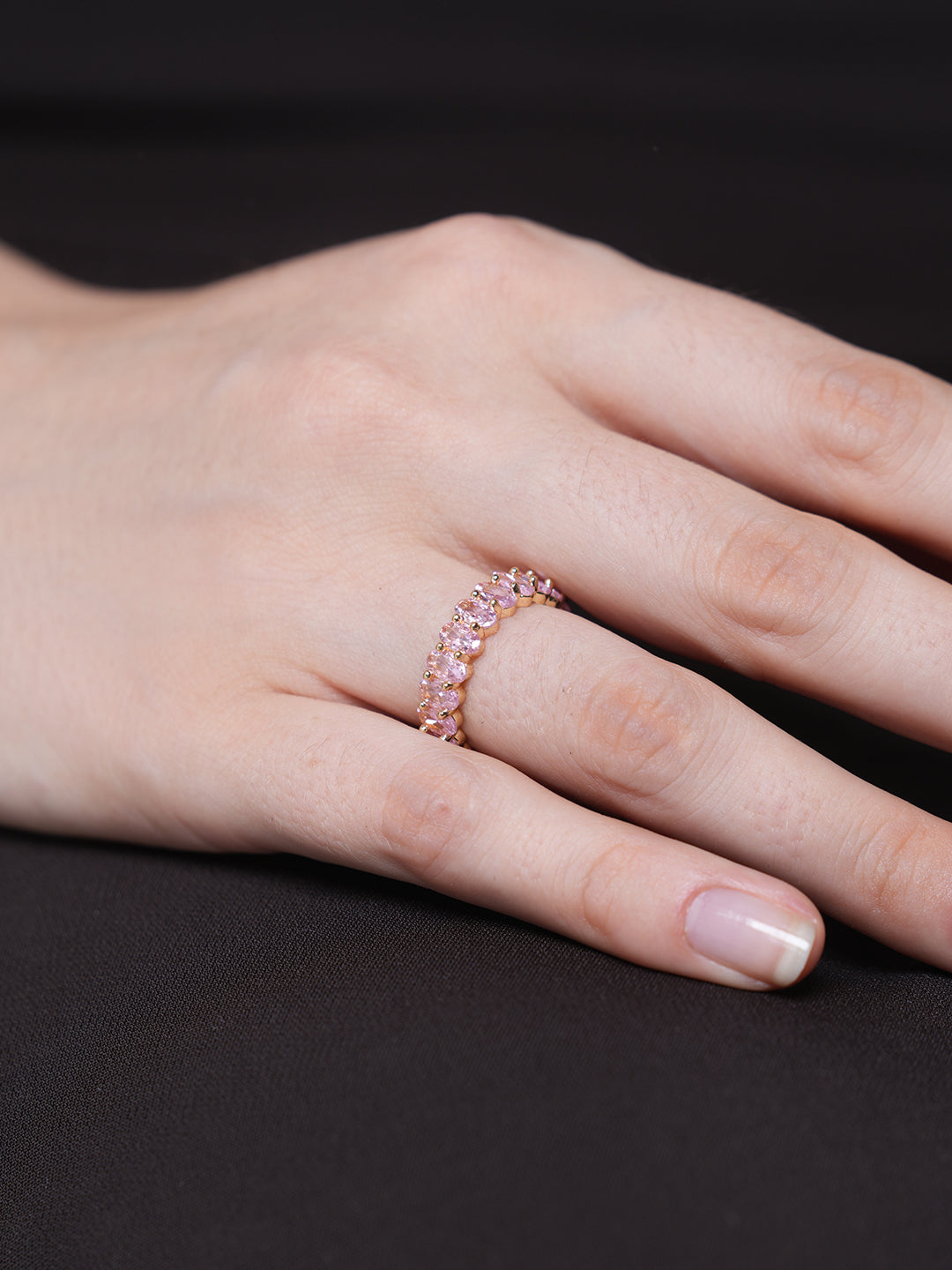 Pink Zircon Ring