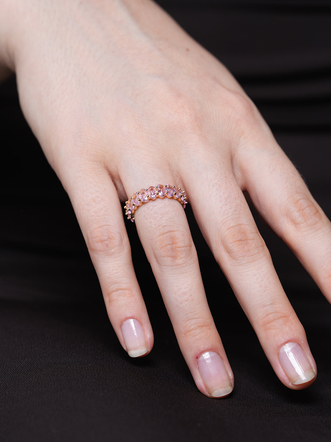 Pink Zircon Ring