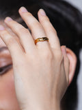 Stainless Steel Irregular Wave Opening Ring
