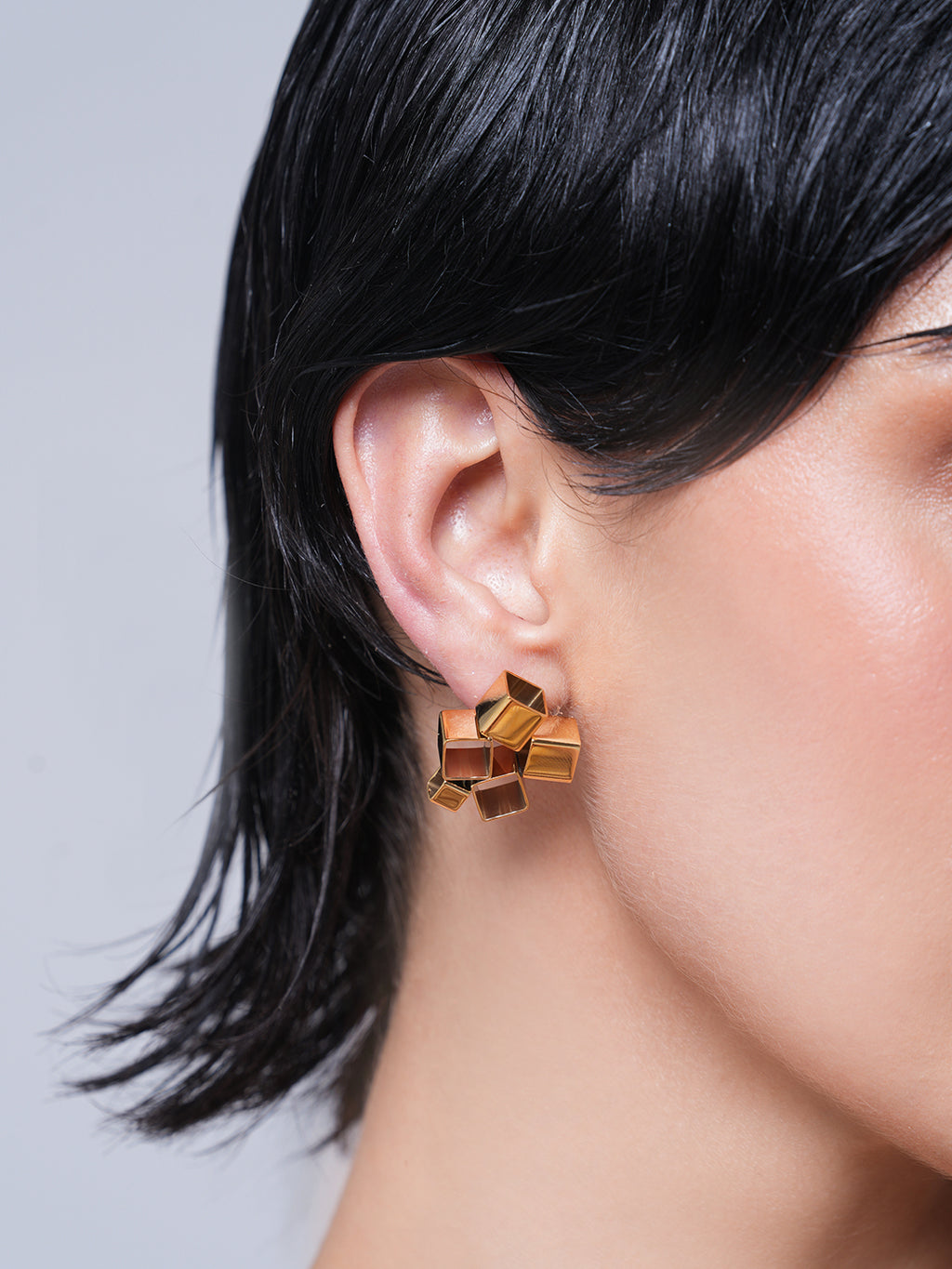 Stainless Steel Fashion Geometric Earrings