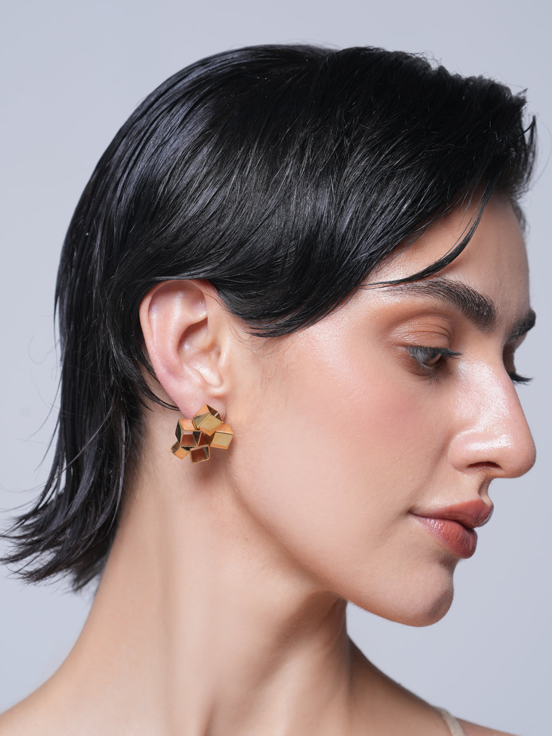 Stainless Steel Fashion Geometric Earrings