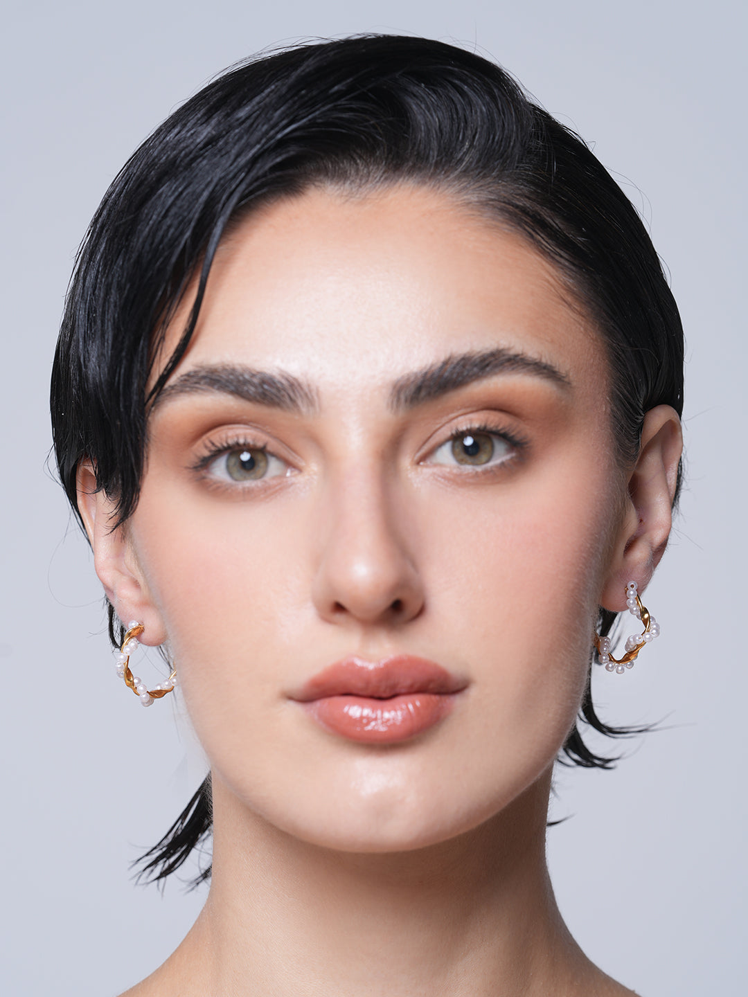 CC Pearl Twist Earrings