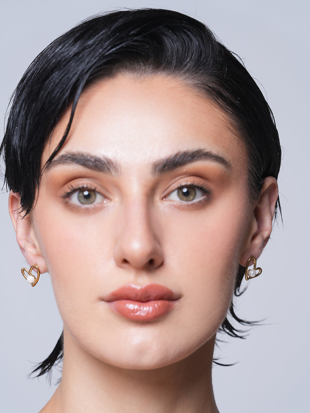 Hollow Heart Earrings