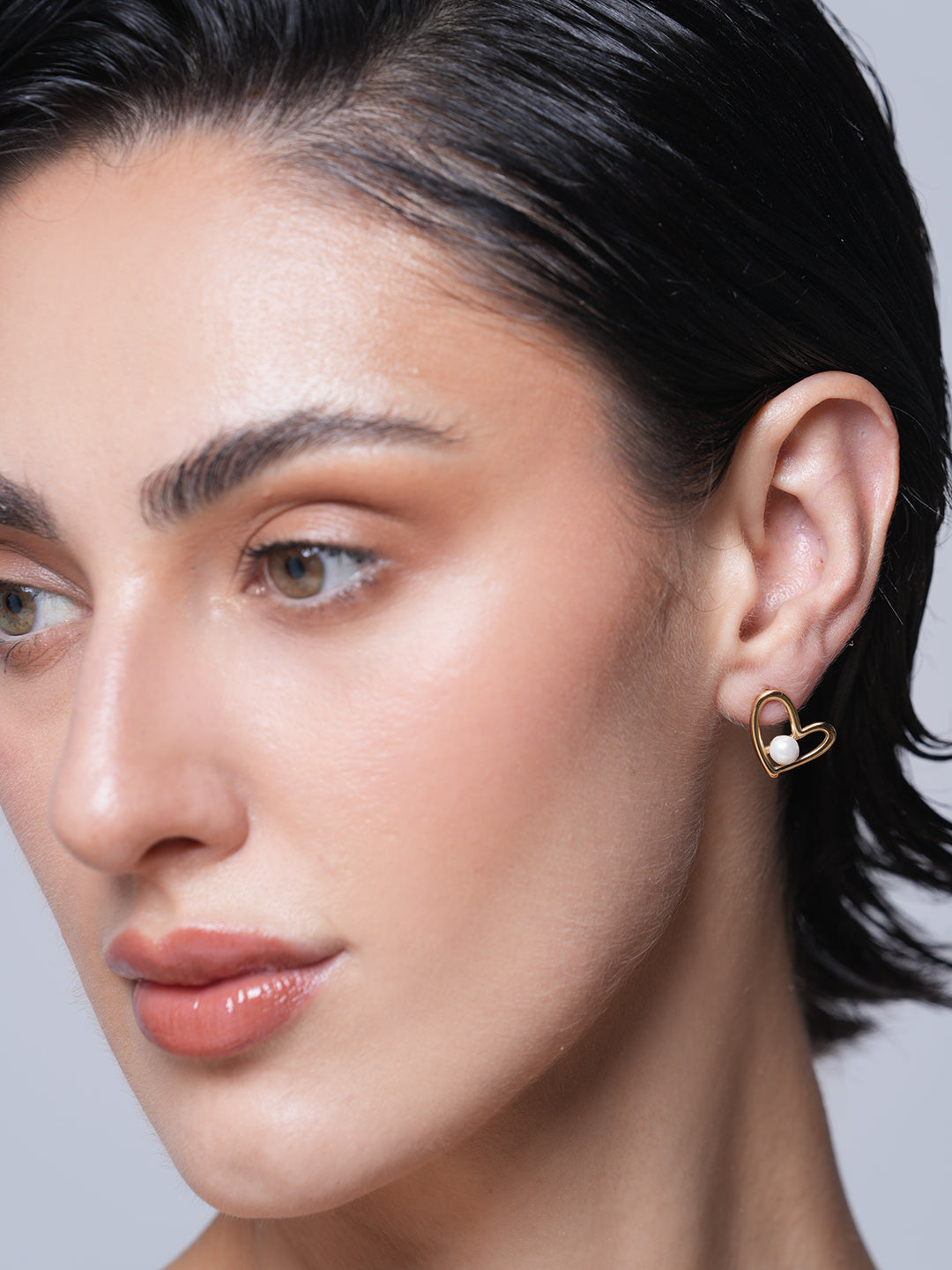 Hollow Heart Earrings