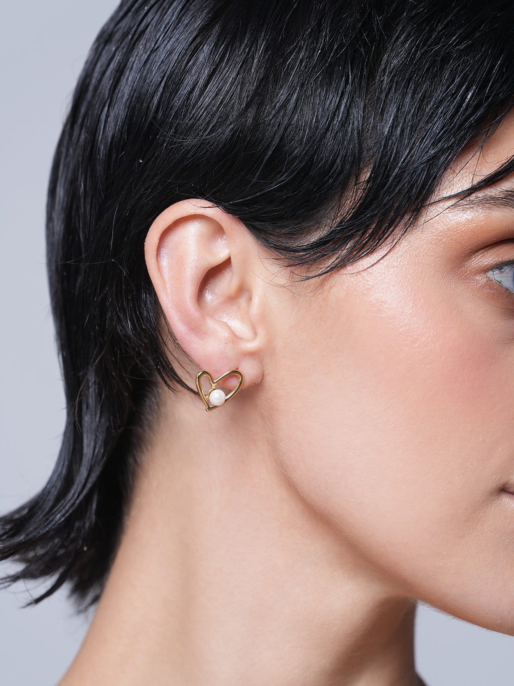 Hollow Heart Earrings