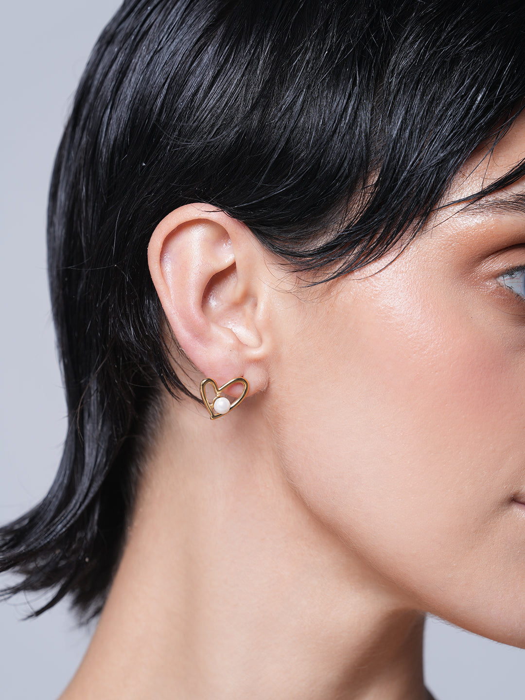 Hollow Heart Earrings