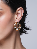 White Zircon Stud Earrings
