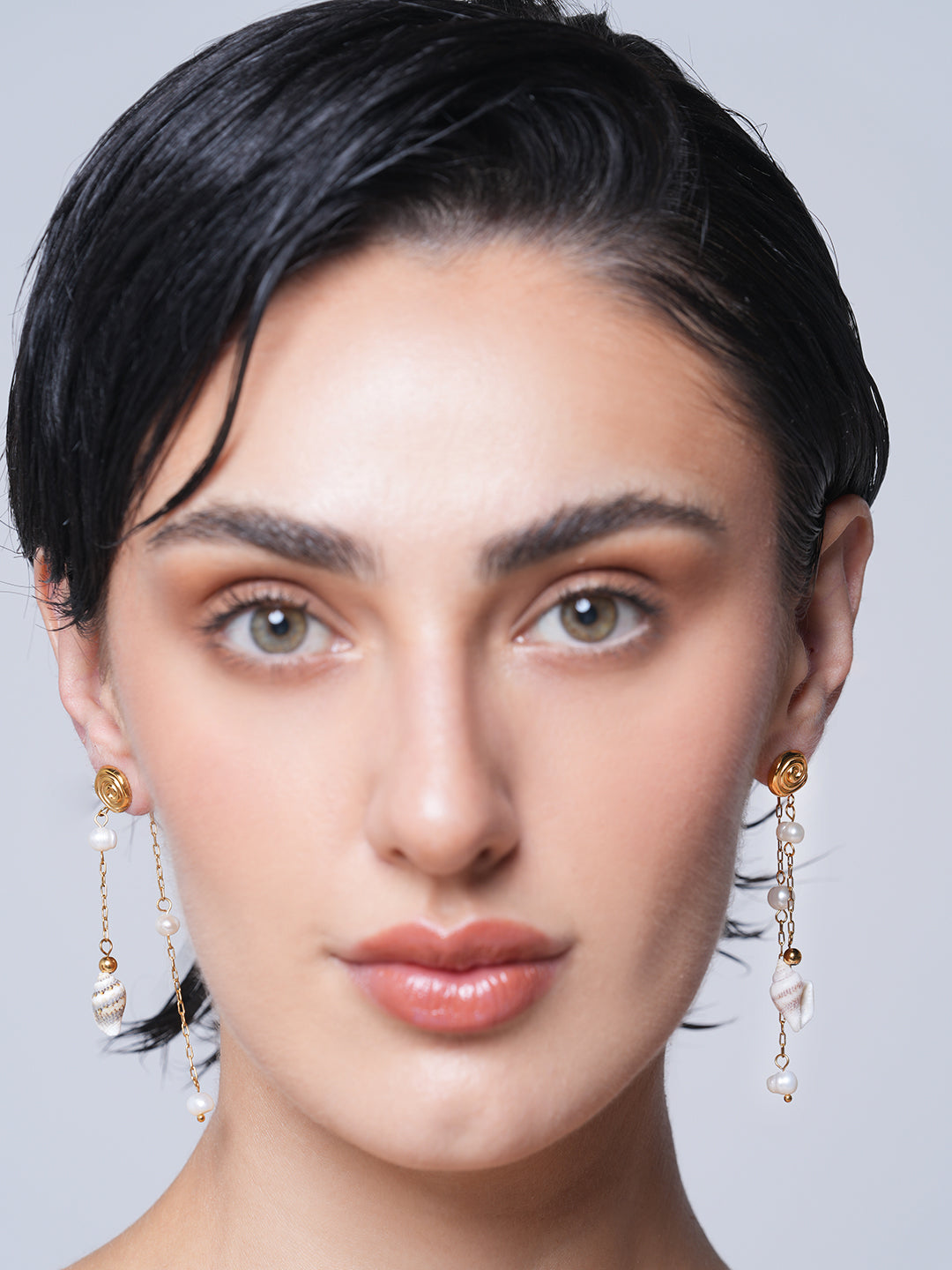 Sea Shell Drop Earrings