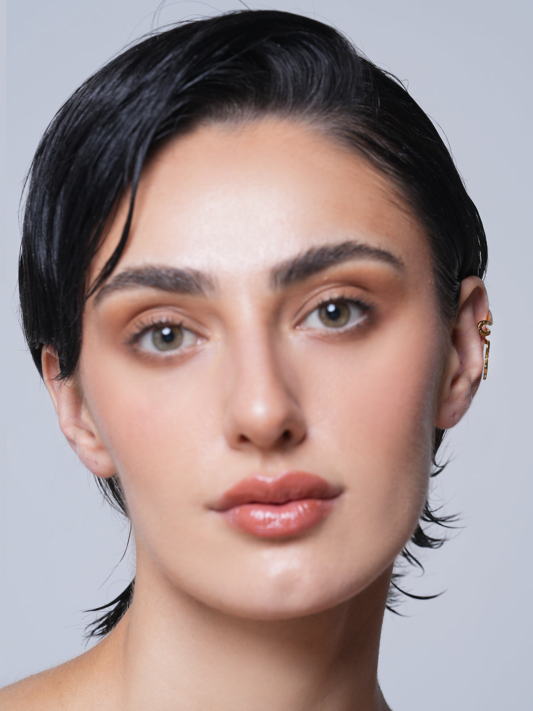 Snake Textured Ear Cuff