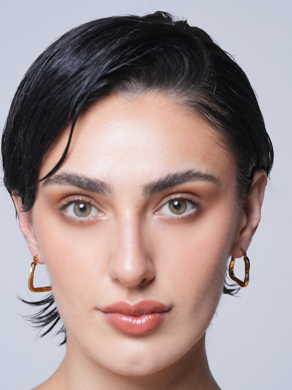 18K Gold Plated Statement Hoops