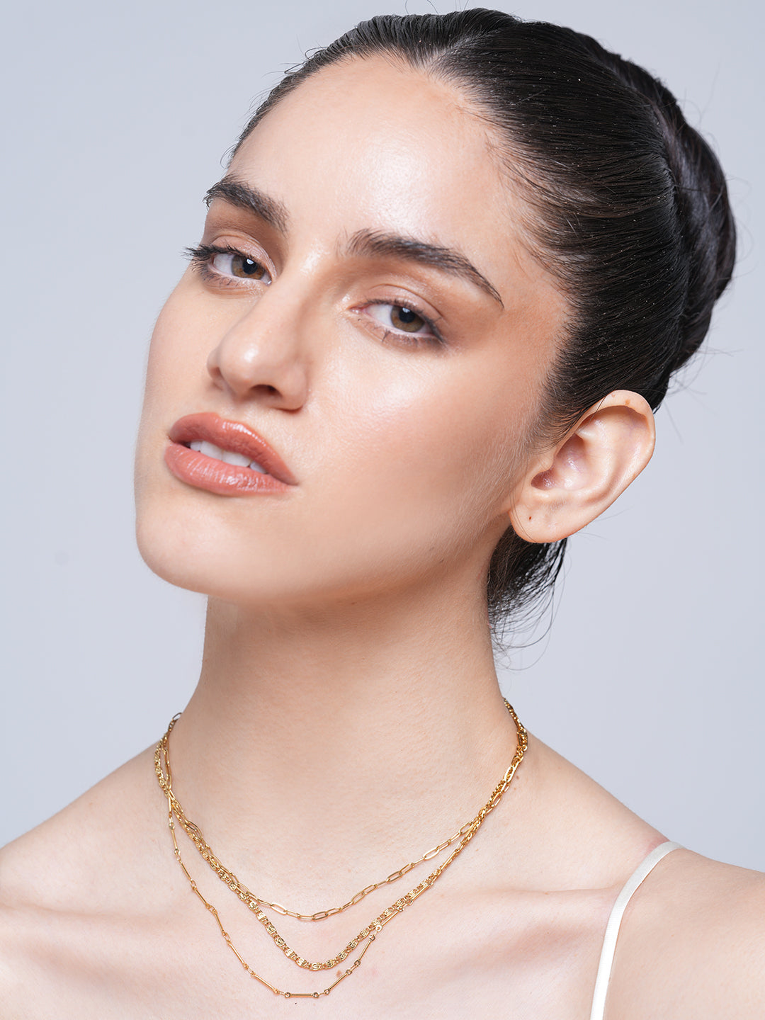 Triple Layer Retro Design Elegant Pin Chain