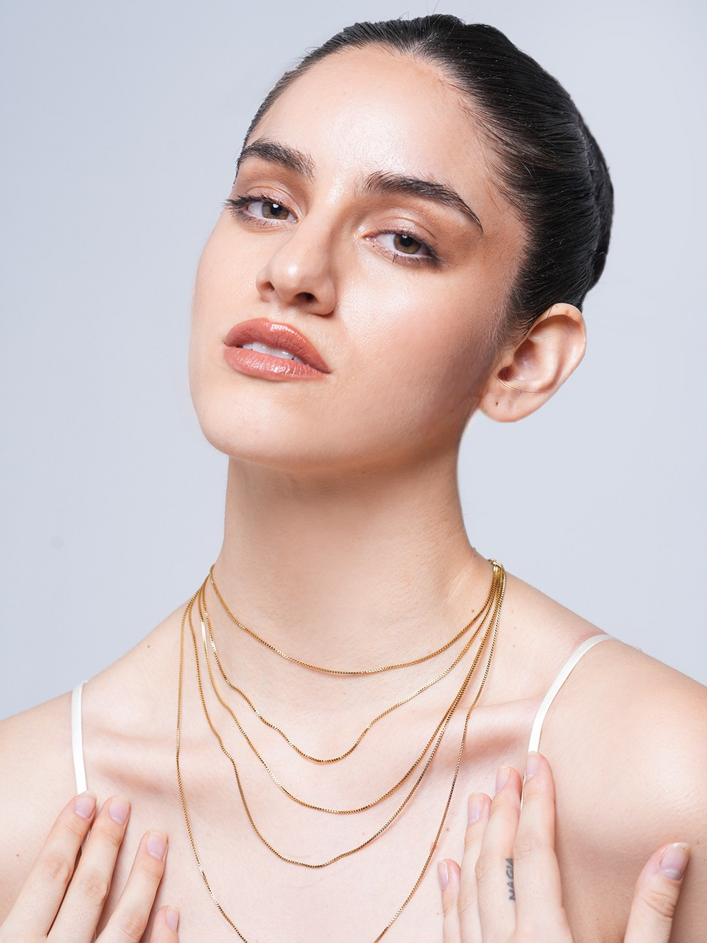 Multi-layer Box Chain Necklace
