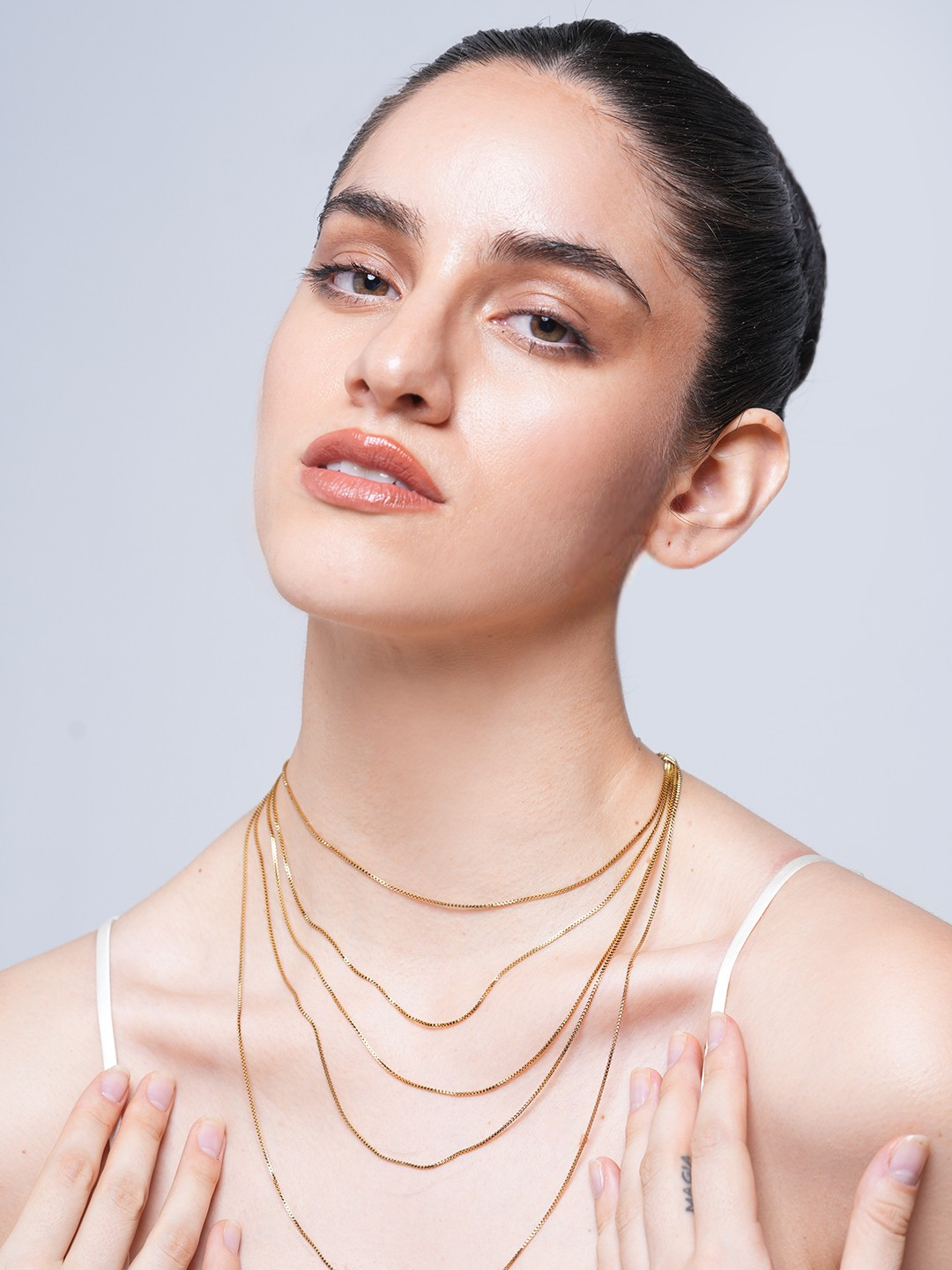 Multi-layer Box Chain Necklace