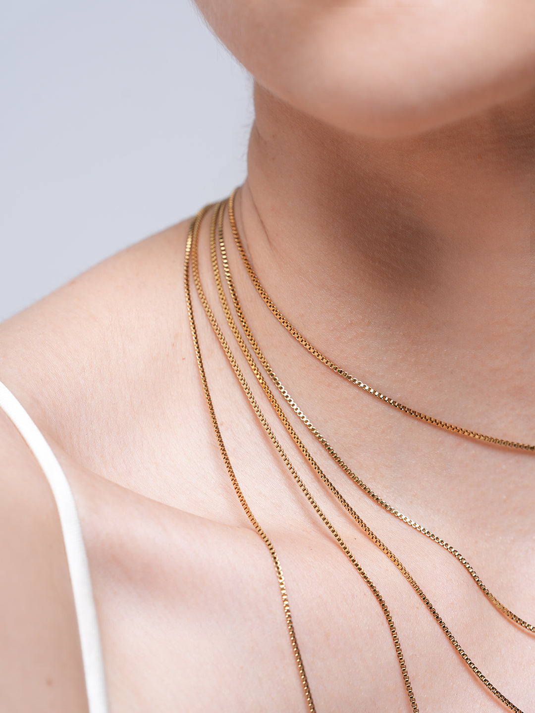 Multi-layer Box Chain Necklace