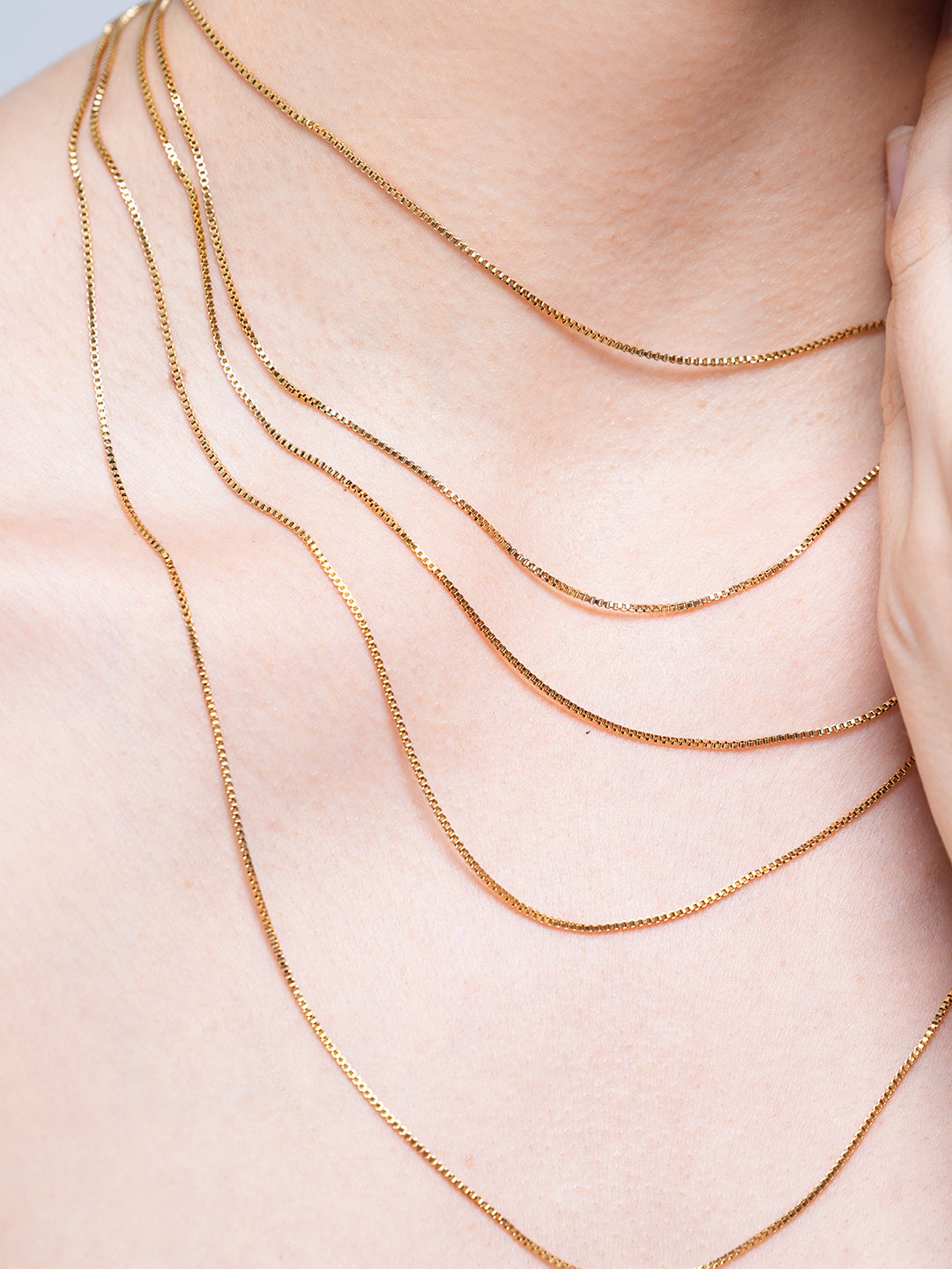 Multi-layer Box Chain Necklace