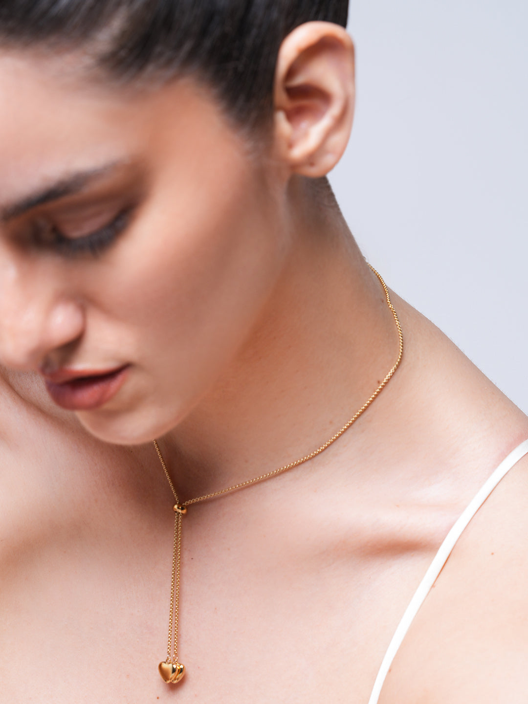 Heart Long Pendant Necklace