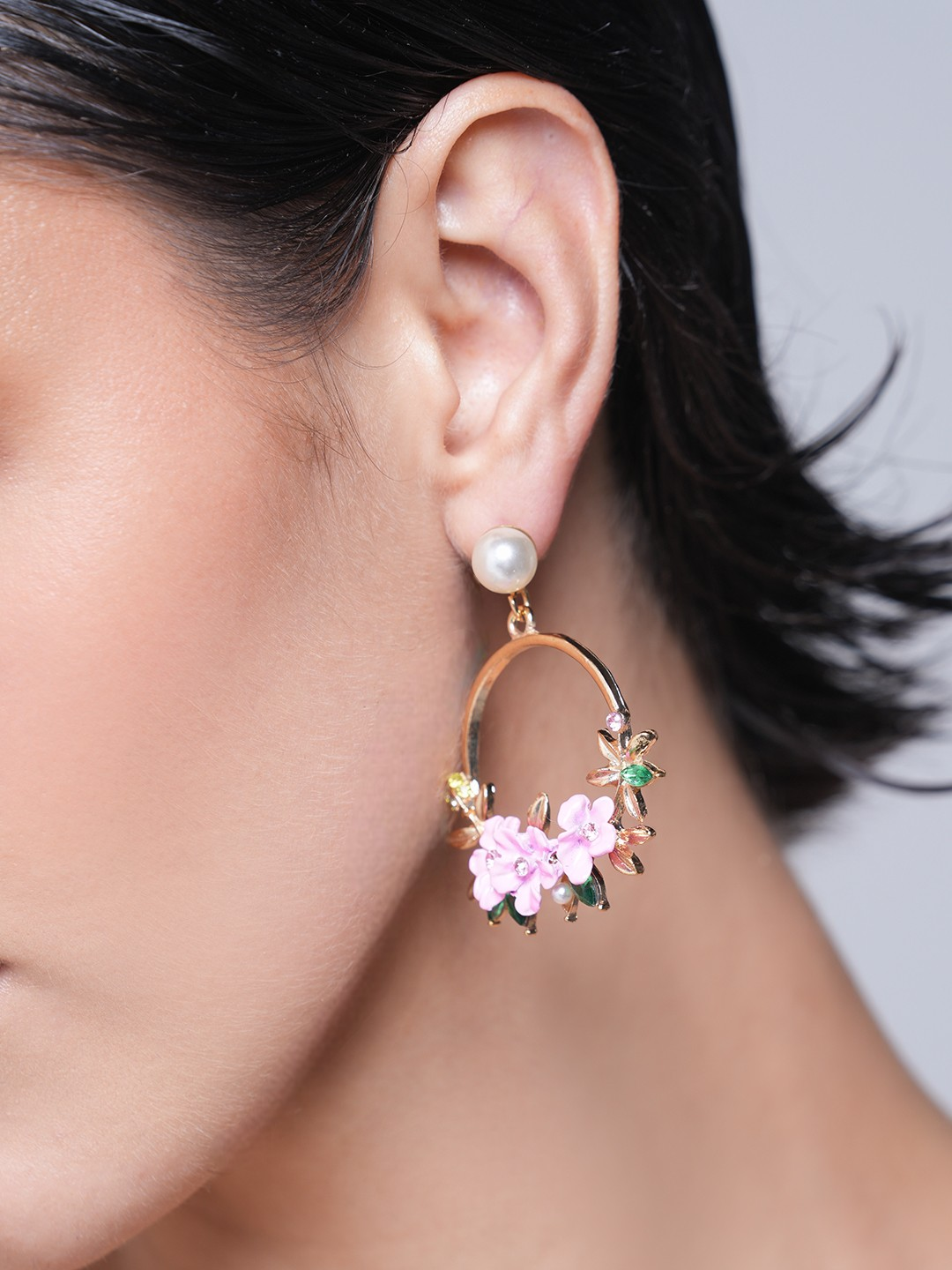 Soft Clay Flower Earrings