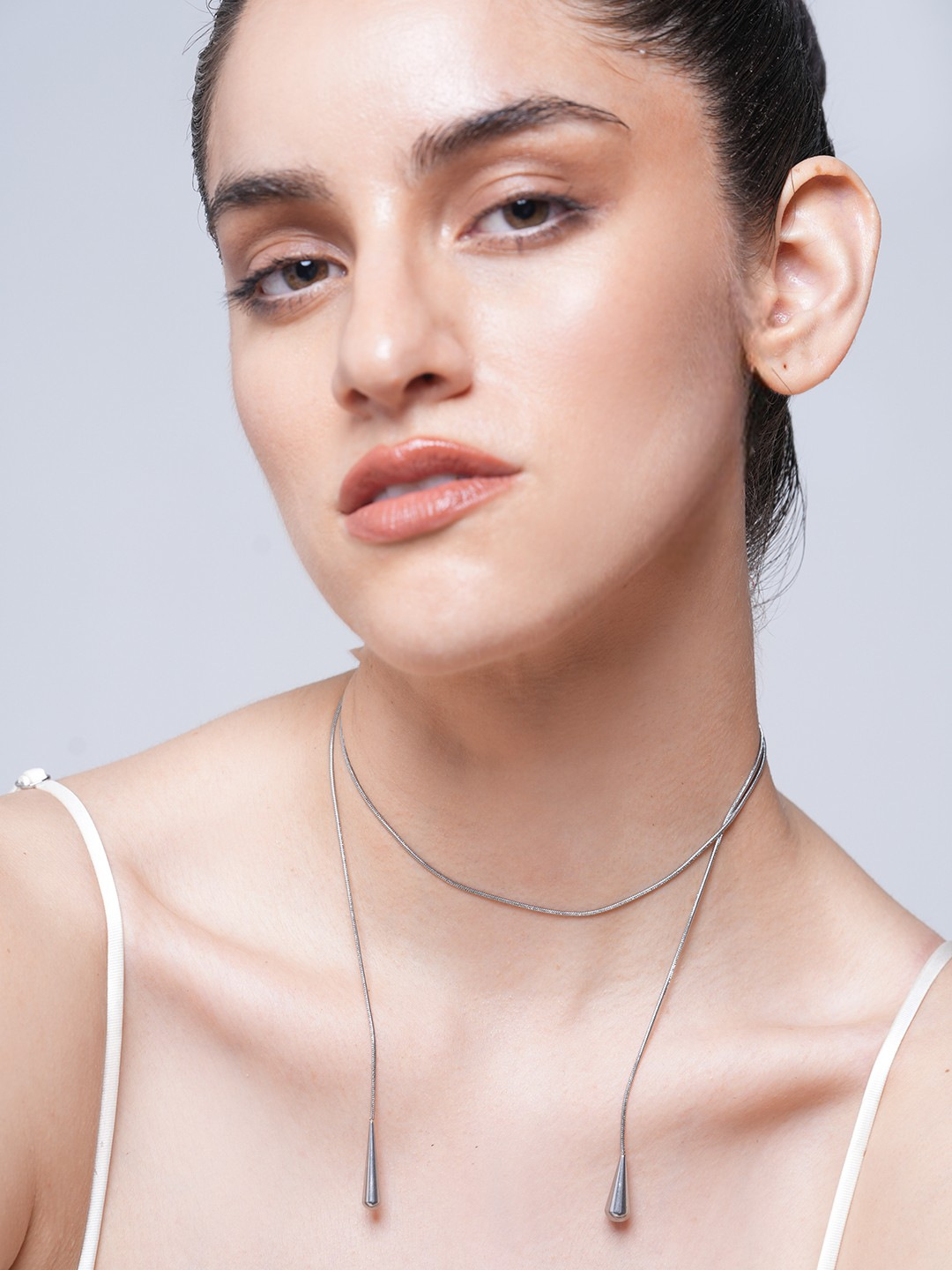 Water Drop Chain Long Necklace
