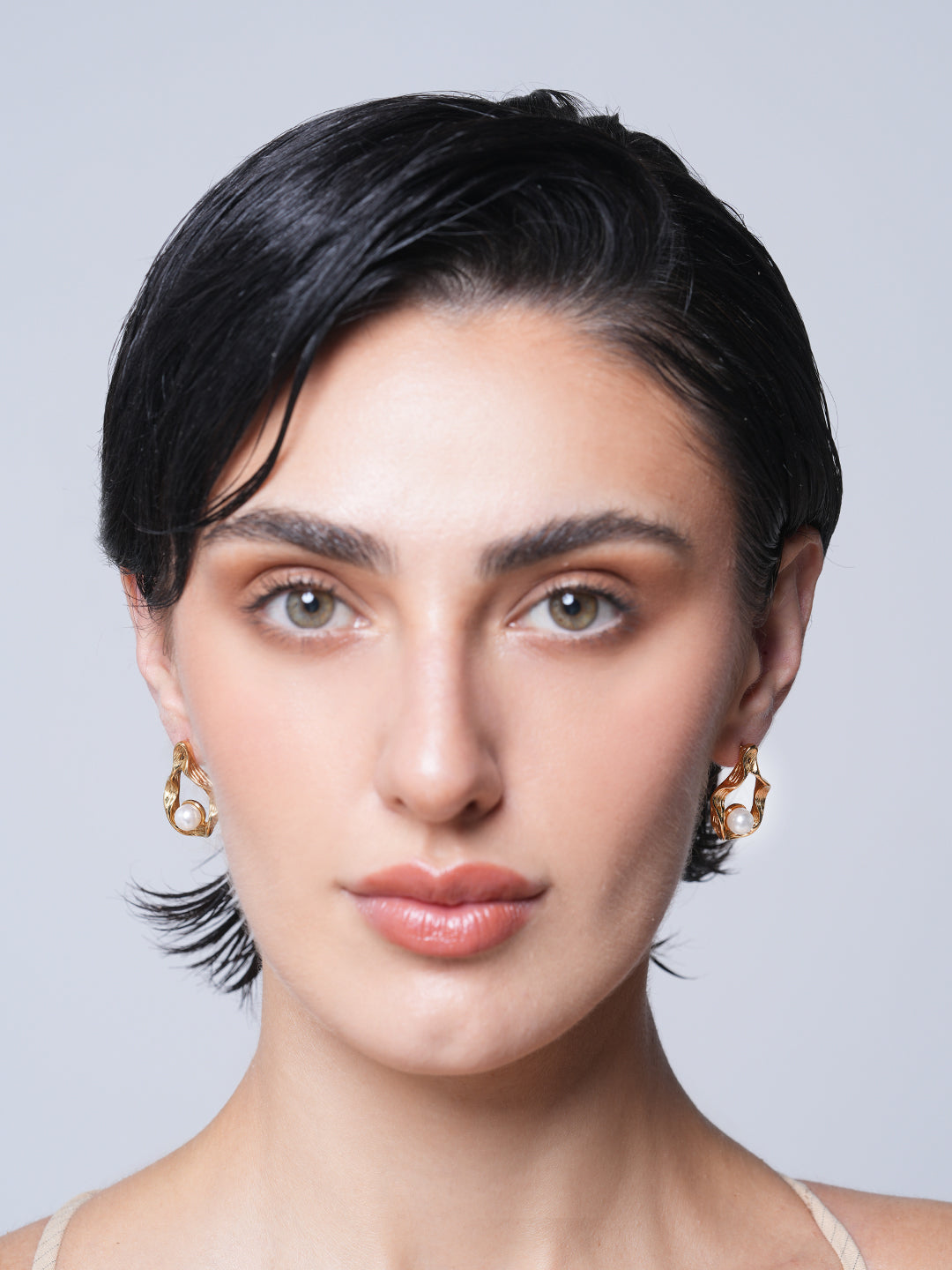 Bow Knot Titanium Steel Ear Studs