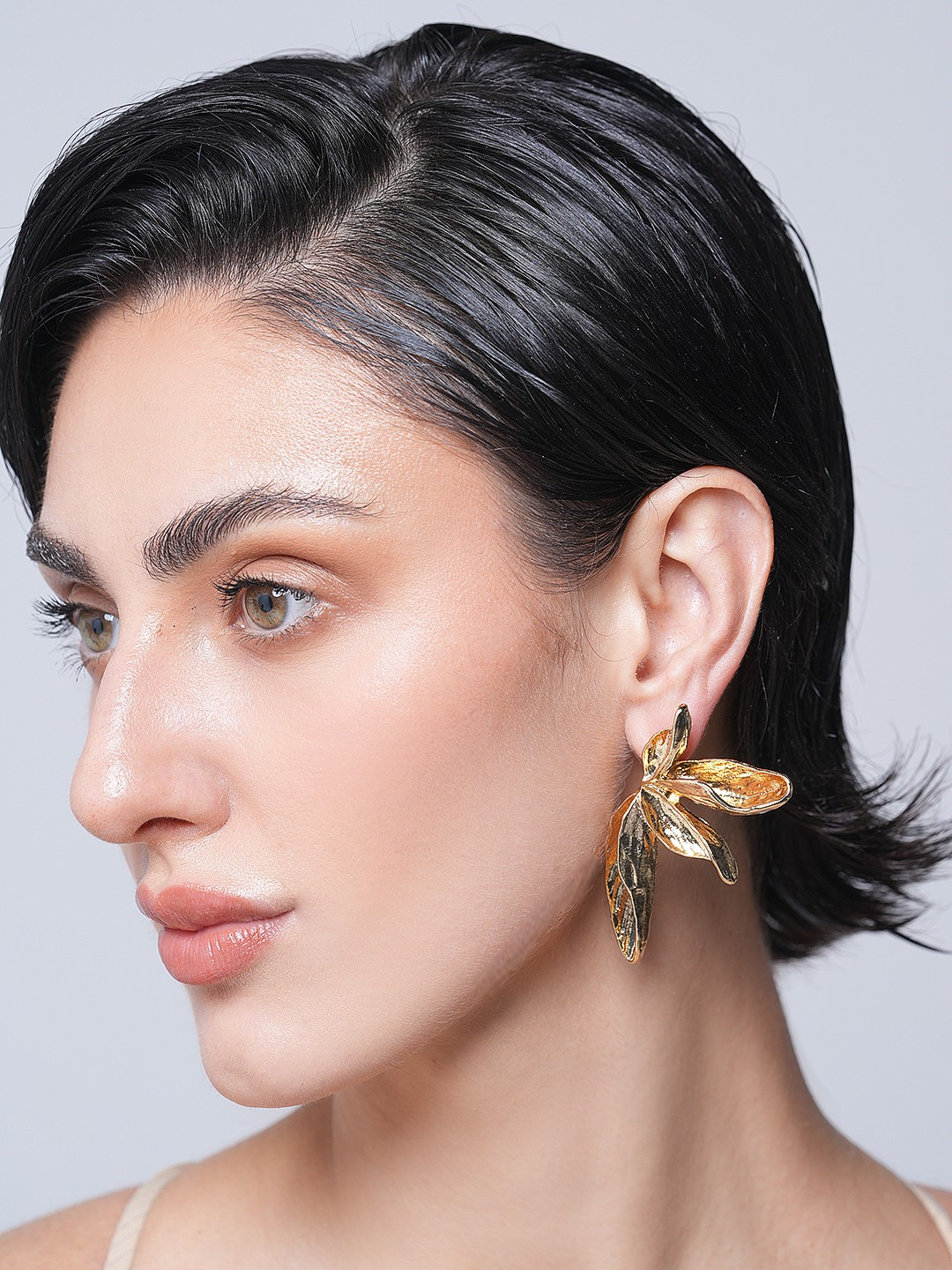 Large Flower Stud Earrings